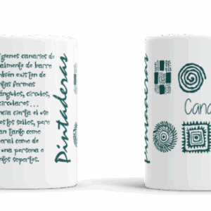 TAZA PINTADERAS CANARIAS