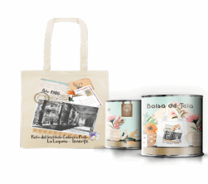 TOTE BAGS - VINTAGE CANARIAS - PATIO 1906