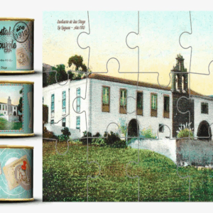 POSTAL PUZZLE VINTAGE EN LATA - SANTUARIO 1910