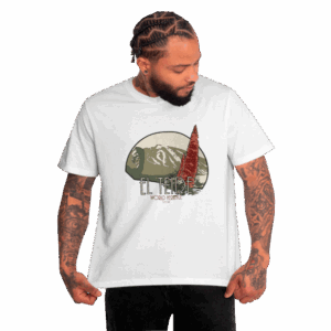 CAMISETA EL TEIDE UNISEX CUELLO REDONDO - CIRCULAR+TAJINASTE