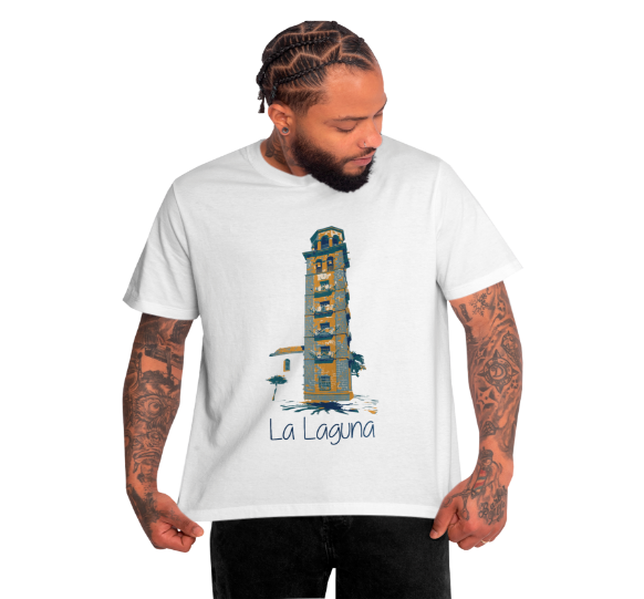 CAMISETA LA LAGUNA TORRE LA CONCEPCIÓN UNISEX CUELLO REDONDO