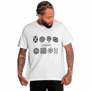 CAMISETA PINTADAS CANARIAS UNISEX CUELLO REDONDO