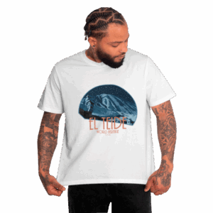 CAMISETA EL TEIDE UNISEX CUELLO REDONDO - ESTRELLAS NOCTURNO